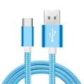 Braided USB Type-C Adapter Cable USB-C Cord For Data Sync Power Supply Charger 100CM Supports 3A