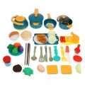 49pcs/Set Kitchen Toy Set Kids Educational Pretend Play Play Kitchen Sink Toys Kids Role Play Toys Set
