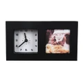 Accessorize Black Photo Frame Clock