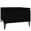 Side Table Black 50x46x35 cm Engineered Wood vidaXL