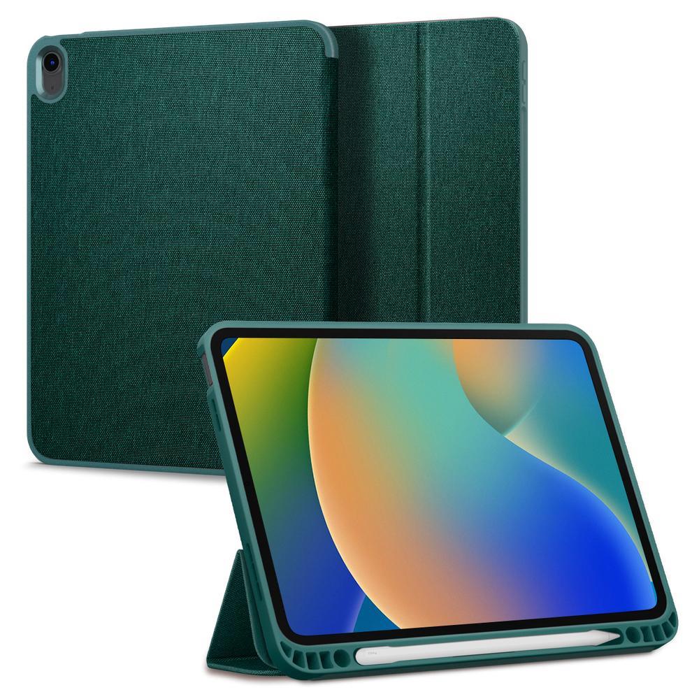 SPIGEN iPad 10.9 10th Gen 2022 Case, Genuine Urban Fit Cover for Apple - Midnight Green