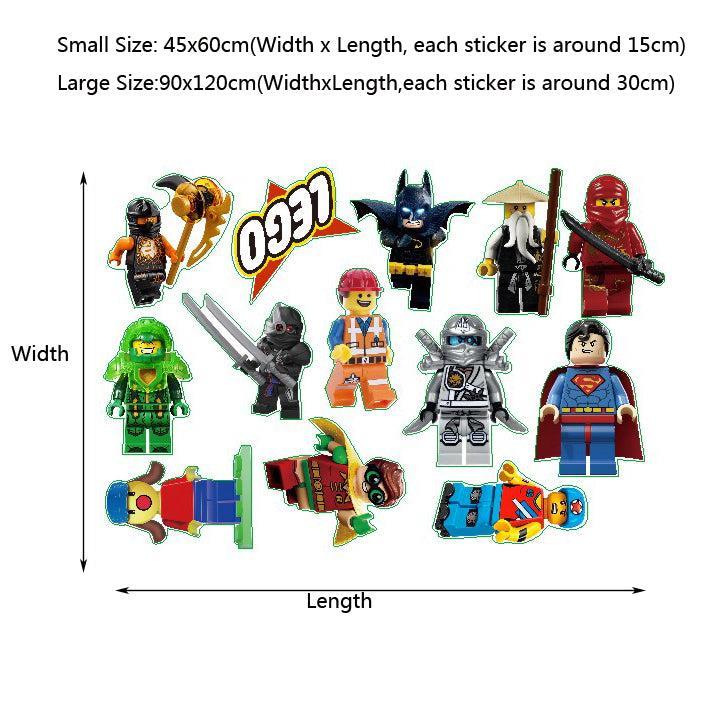 Lego Characters Wall Stickers
