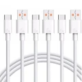 3 Pack USB Type-C Super Fast Charging Cable For Huawei Samsung Motorola OnePlus Google Pixel LG