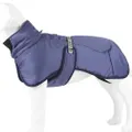 Goodgoods Winter Pet Dog Vest Coat Jacket High Neck Outdoor Clothes Warm Puppy Apparel(Navy Blue* XL)