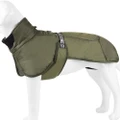 Goodgoods Winter Pet Dog Vest Coat Jacket High Neck Outdoor Clothes Warm Puppy Apparel(Green* 2XL)