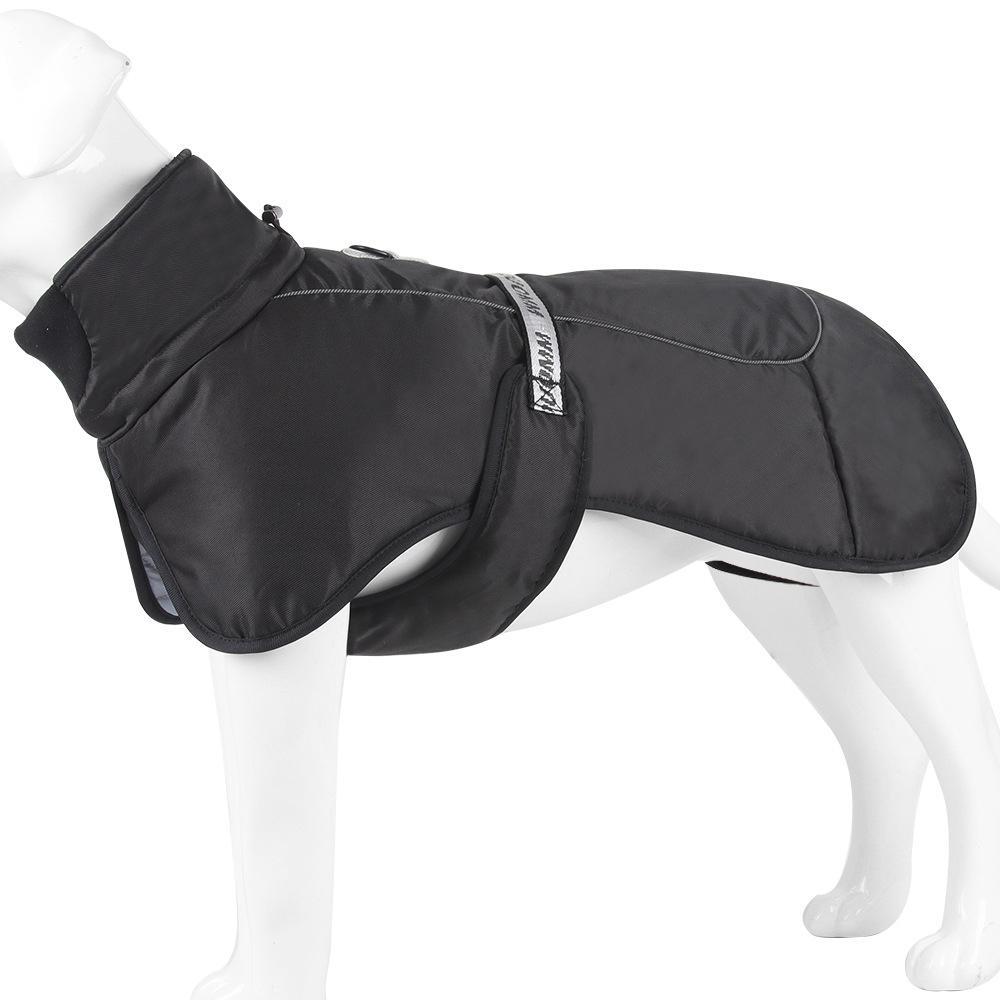 Goodgoods Winter Pet Dog Vest Coat Jacket High Neck Outdoor Clothes Warm Puppy Apparel(Black* XL)
