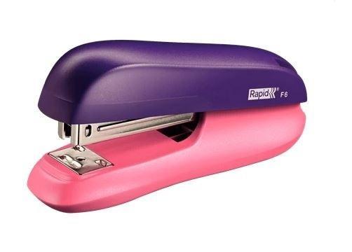 Rapid F6 Funky Half Strip Stapler Purple/Light Pink