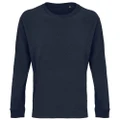 SOLS Unisex Adult Pioneer Organic Cotton Long-Sleeved T-Shirt (French Navy) (3XL)