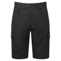 Premier Mens Work Cargo Shorts (Black) (S)