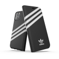 Adidas 3-Stripe Booklet Phone Case iPhone 11 Pro / X / XS Slim Protective - Black