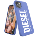 Diesel Silicone Phone Case iPhone 13 Slim Protective Bumper - Blue