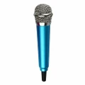 Mini Microphone Portable Vocal Instrument Mic for Mobile Phone Laptop -Blue