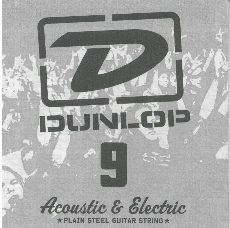 2 x Jim Dunlop DPS009 Single Plain Steel .009 E 1st Electric Guitar String