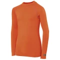 Rhino Childrens Boys Long Sleeve Thermal Underwear Base Layer Vest Top (Orange) (5-6)