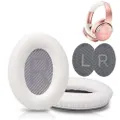 Vicanber Replacement Earpads Ear Pads Cushions For Bose QC35 Headphones Soft Faux Leather (White)
