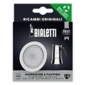 BIALETTI SILICONE RING GASKET + FILTER PLATE FOR STAINLESS STEEL COFFEE PERCOLATORS-2 Cup