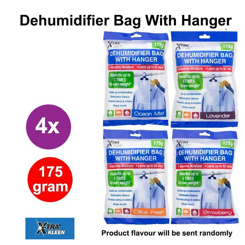 4x Dehumidifier Bag Hanging Damp Storage Household Moisture Absorbent Bag
