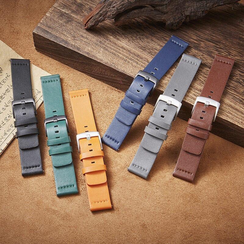 Leather Straps Compatible with the Ticwatch E & C2