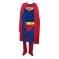 Superman Mens Deluxe Muscles Costume (Blue/Red/Yellow) (S)