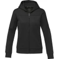 Elevate Life Womens/Ladies Nubia Knitted Full Zip Jacket (Solid Black) (L)