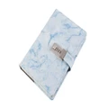 Marble Diary with Lock for Girls and Women -Blue