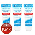 3 x DERMAL THERAPY ANTI-ITCH SOOTHING CREAM ECZEMA DRY INFLAMED SKIN RELIEF 85g