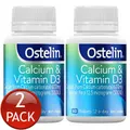 2 x OSTELIN VITAMIN D & CALCIUM STRONG BONES TEETH OSTEOPOROSIS TABLETS 60 PACK