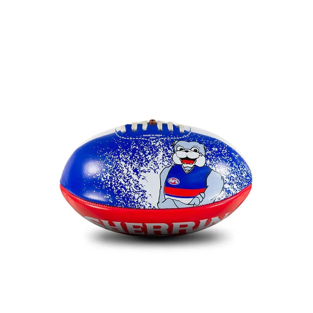 Western Bulldogs AFL Sherrin PVC Softie Mascot Ball | 20CM