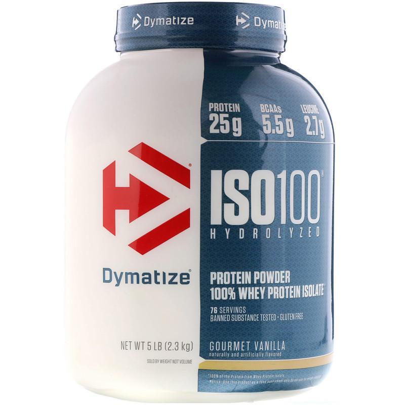 Dymatize Nutrition ISO 100 Hydrolized - Gourmet Vanilla - 2.3kg