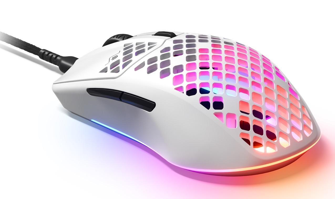 Steelseries Aerox 3 Gaming Mouse - Snow