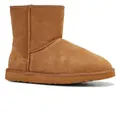 GROSBY Jackaroo Mens UGG Boots Genuine Sheepskin Suede Leather Short Classic - Chestnut - 11