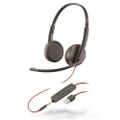 Poly Blackwire C3225 USB Headset UC - Stereo - USB-A - 3.5MM Corded - by