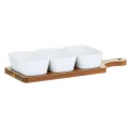Davis & Waddell Loft 3Pcs Serving Bowl with Paddle Tray Dessert Serving Set