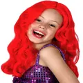 Disney Princess Little Mermaid Ariel Wig Kids Dress Up Hair Party Accessory Red