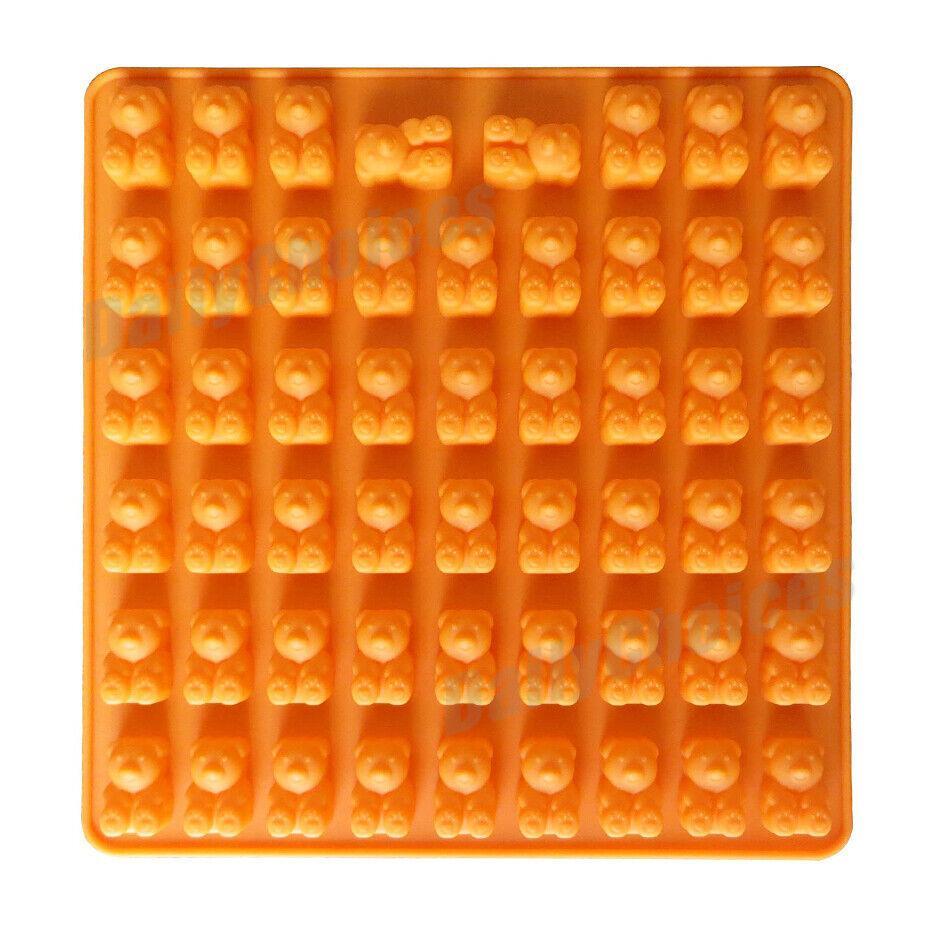 53 Bear Silicone Gummy Chocolate Baking Mold Ice Cube Tray Candy Jelly Mould