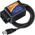 USB Adapter For Windows Diagnostic Coding Tool With MS-CAN/HS-CAN Switch