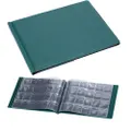 240 Coin Storage Holders Collection Storage Collecting Money Penny Pockets Album Book Green