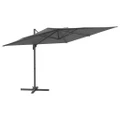 Cantilever Umbrella with Aluminium Pole Anthracite 400x300 cm vidaXL