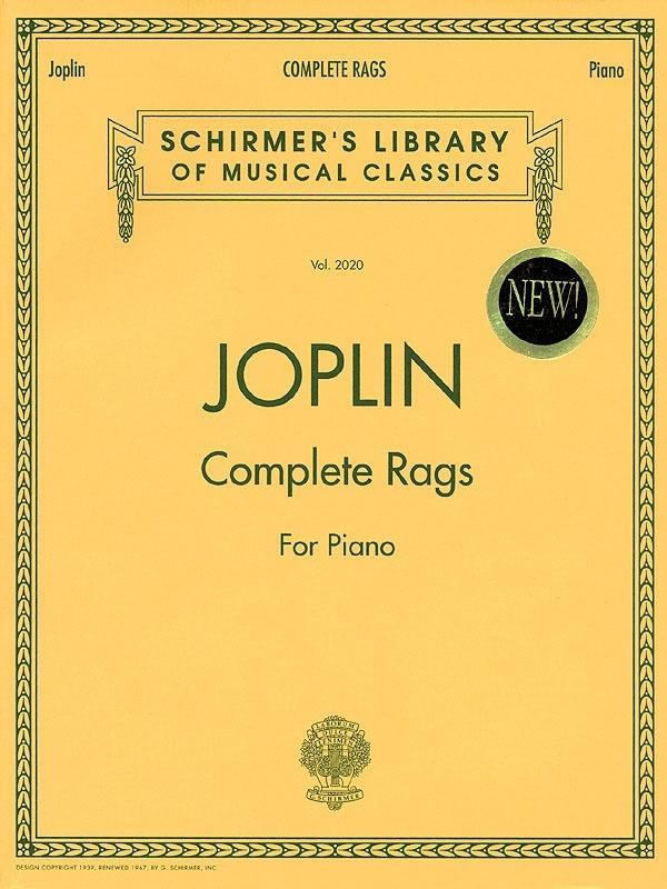 Joplin - Complete Rags For Piano (Softcover Book)