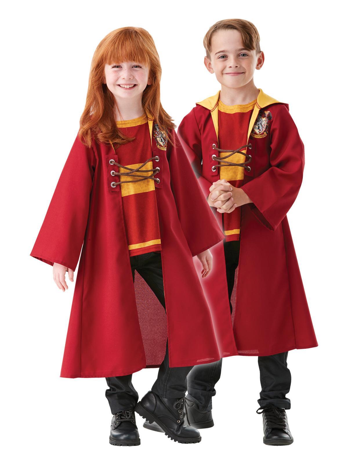 Harry Potter Quidditch Hooded Robe Dress Up Halloween Party Costume