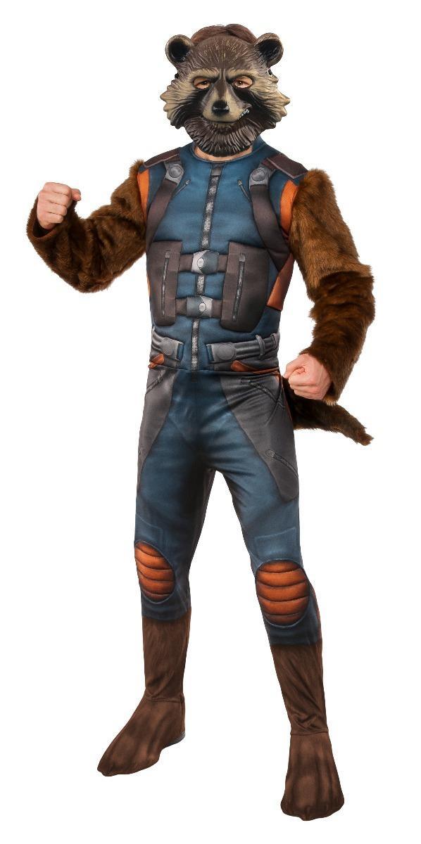 Marvel Rocket Raccoon Deluxe Adults Dress Up Halloween Party Costume