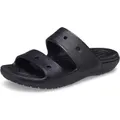Crocs Classic Sandal Unisex Flip Flops Slippers Sandals - Black - US M8W10