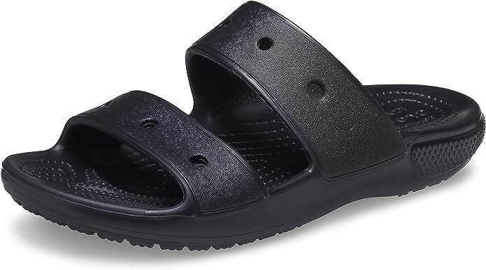 Crocs Classic Sandal Unisex Flip Flops Slippers Sandals - Black - US M9W11