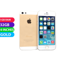 Apple iPhone 5S (32GB, Gold) - Grade (Good)