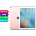 Apple iPad PRO 9.7" Cellular (32GB, Rose Gold, Global Ver) - Excellent - Refurbished