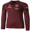 NRL 2023 Full Zip Jacket - QLD Maroons - Mens - Jumper - Rugby League - PUMA