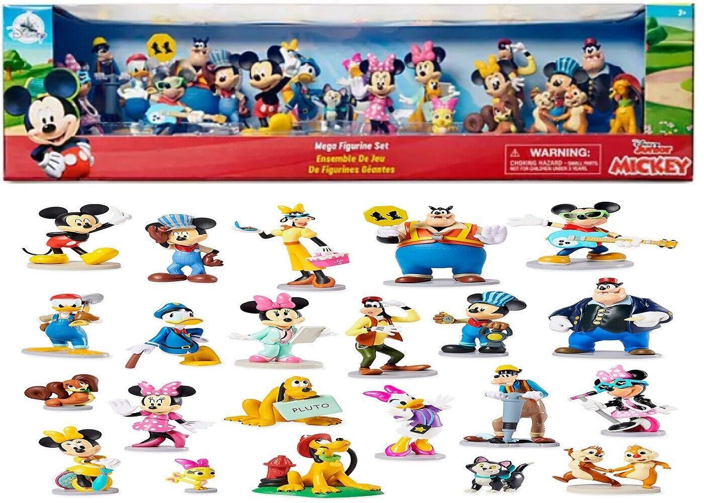 Disney Mickey Mouse and Friends Mega Figurine Set Ages 3+ Minnie Pluto Daisy Fun