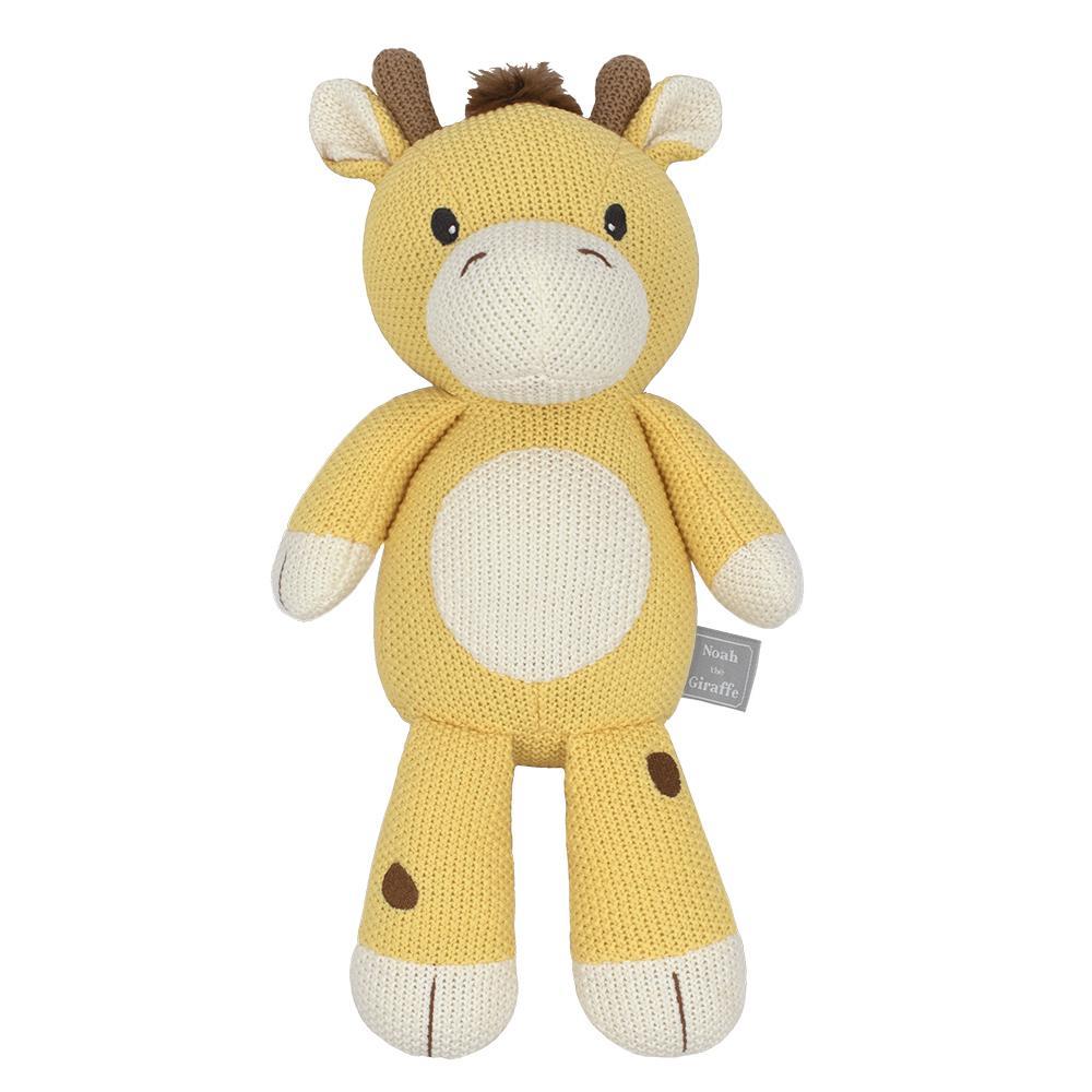 Living Textiles Baby/Newborn/Infant Cotton Knitted Character Noah the Giraffe