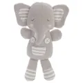 Living Textiles Baby/Newborn Children's Cotton Eli the Elephant Cute Knitted Toy