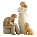 Willow Tree Family New Dad Child of My Heart Dog (Light) by Susan Lordi